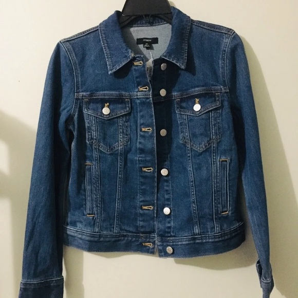 JCrew denim jacket. Brand new with tags. Pristine condition. - Picture 5 of 9